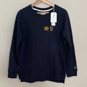 League Navy Notre Dame + Guinness Sweatshirt